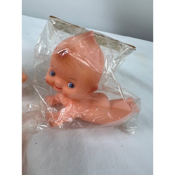 Vintage Doll Craftin Crawling Cupie Doll Set Of 4 Plastic Toys Made In Hong Kong - Picture 2 of 6